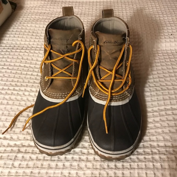 Eddie Bauer 6in tall duck boots - Picture 1 of 3